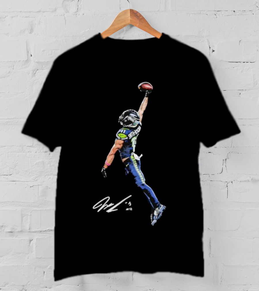 Smith-Njigba Signature Catch Seattle Football T-Shirt