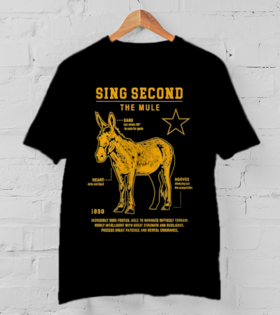 Sing Second The Mule 1890 Star Chart T-Shirt