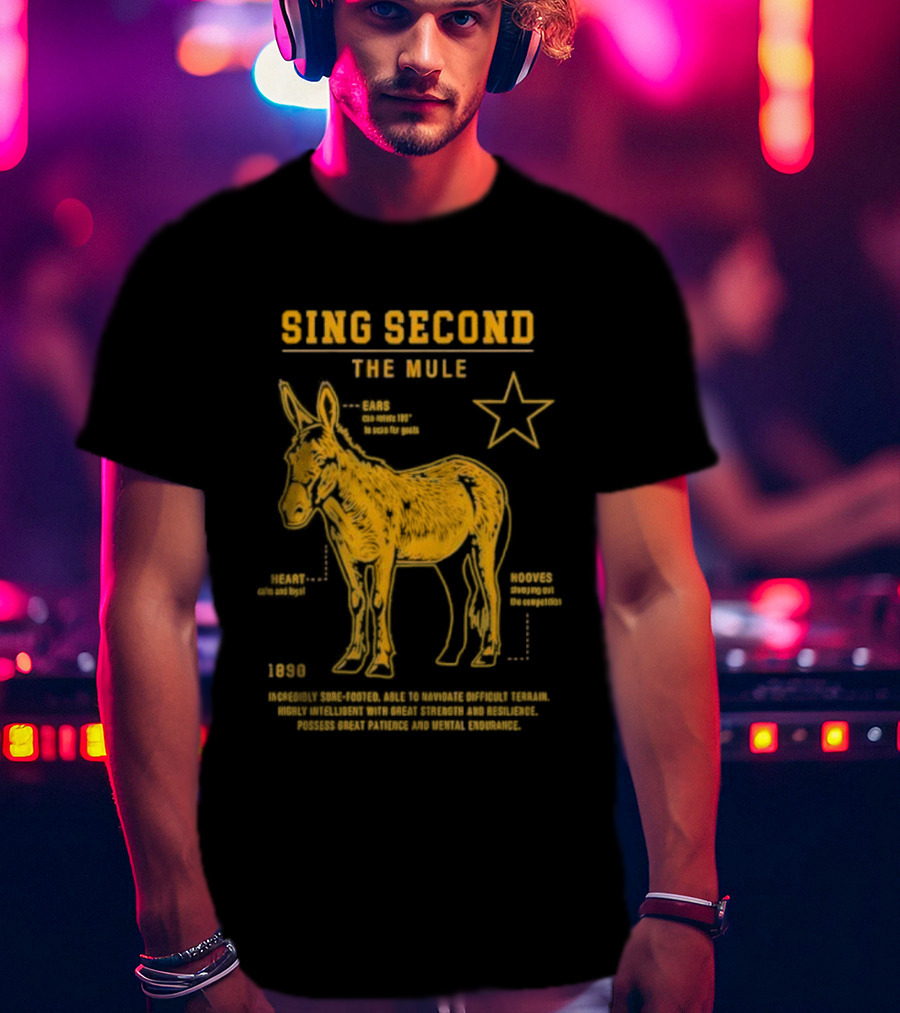 Sing Second The Mule 1890 Star Chart T-Shirt