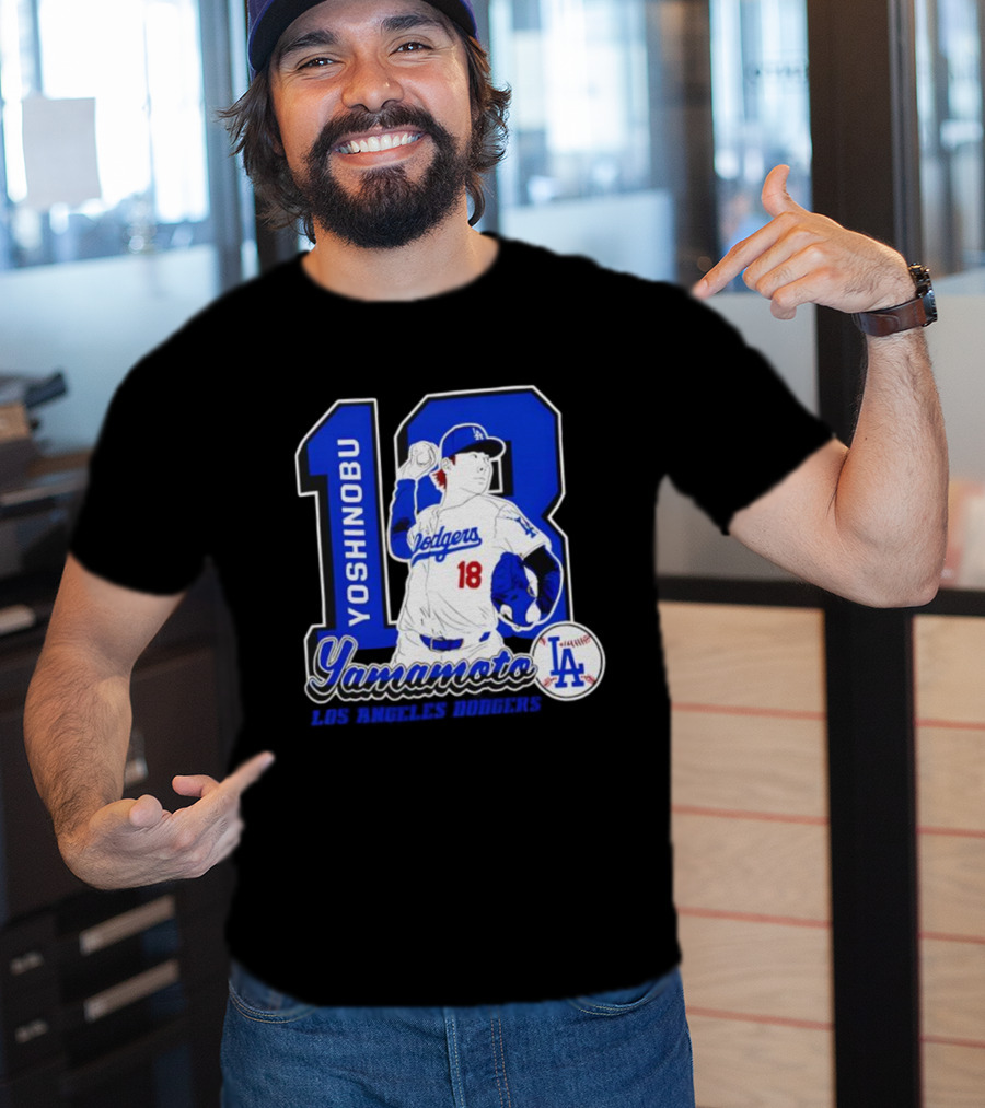 Yoshinobu Yamamoto Dodgers 18 LA Baseball 2025 T-Shirt