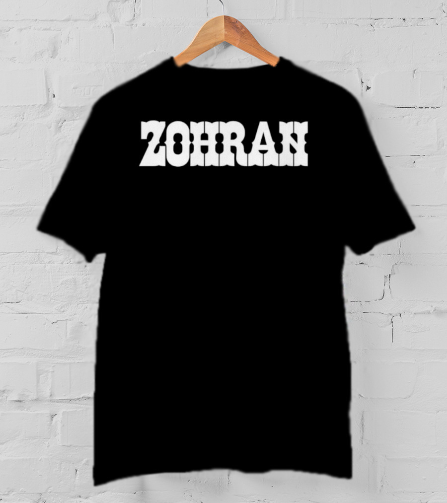 ZOHRAN Text Bold Graphic T-Shirt