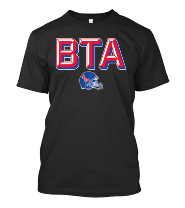 BTA Ole Miss Rebels Football Helmet T-Shirt