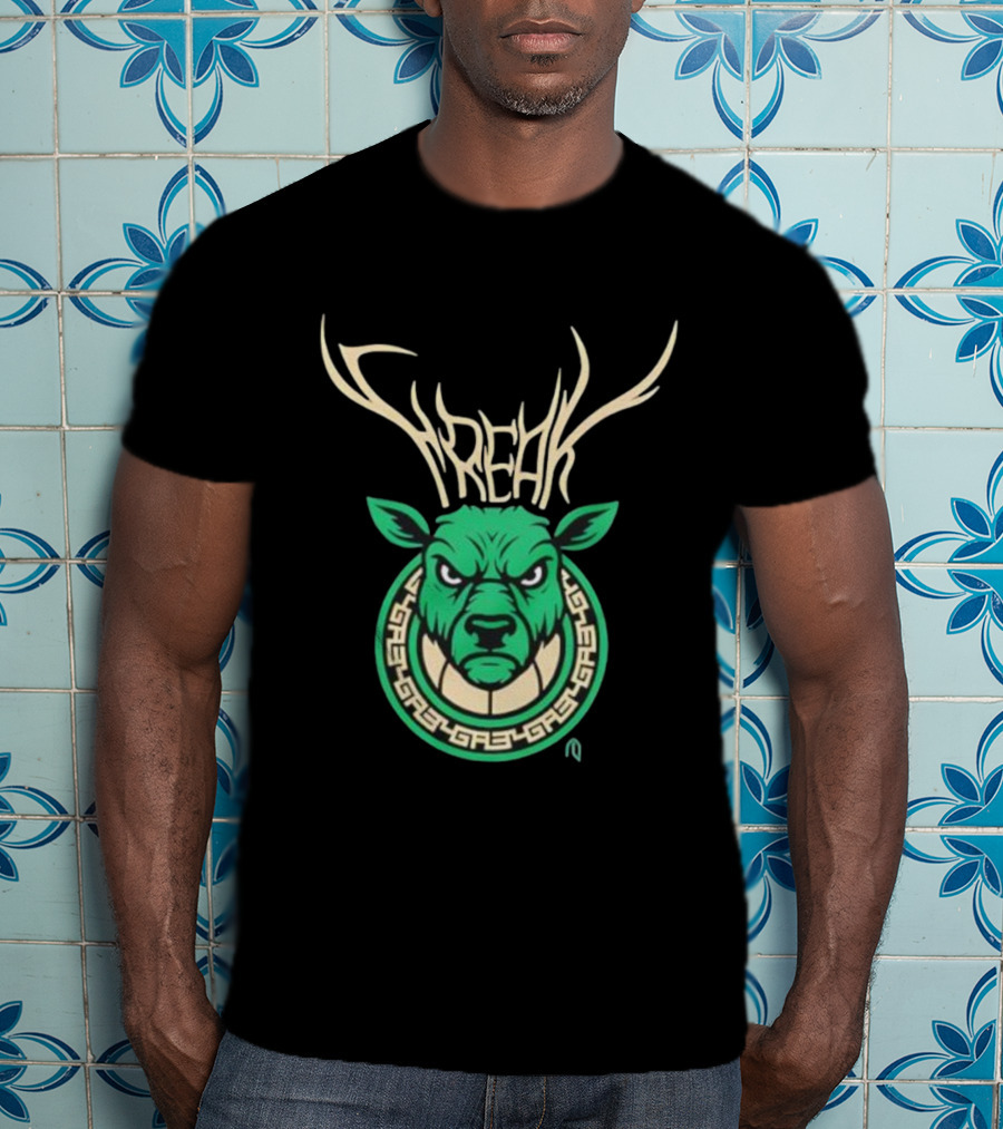 Freak Milwaukee Bucks Giannis Antetokounmpo Deer Player T-Shirt