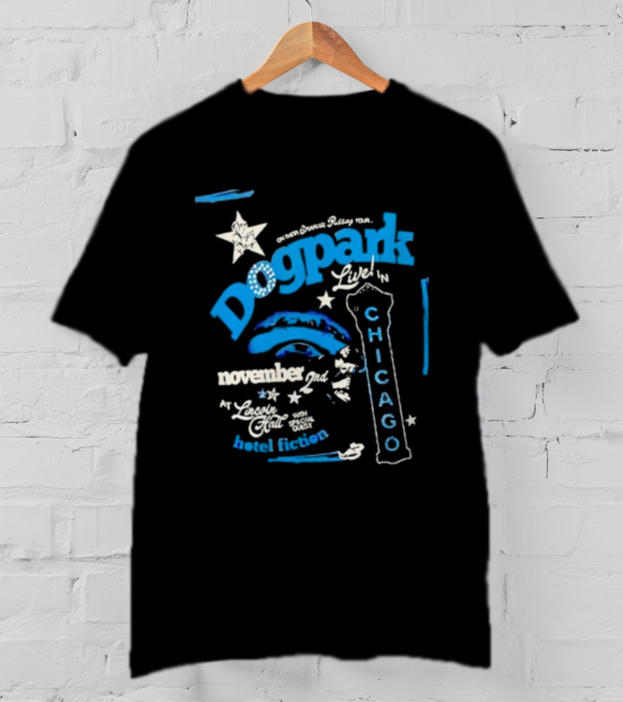 Dogpark Live Chicago November 2 2025 Lincoln Hall One Night Only T-Shirt