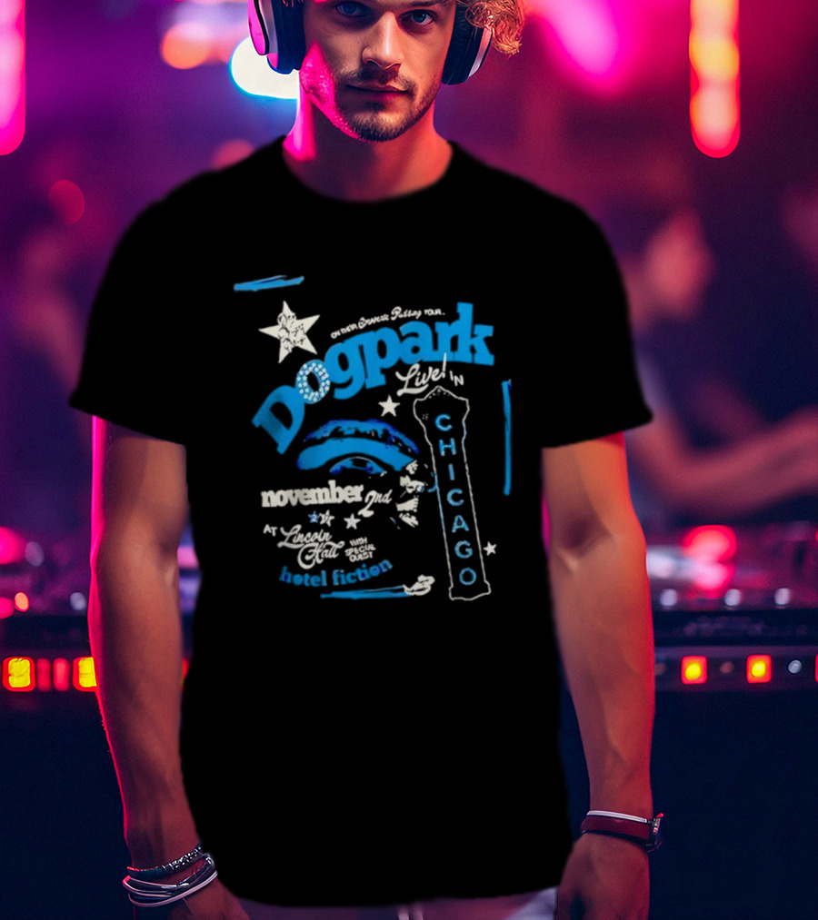 Dogpark Live Chicago November 2 2025 Lincoln Hall One Night Only T-Shirt