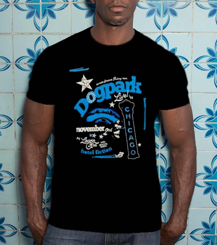 Dogpark Live Chicago November 2 2025 Lincoln Hall One Night Only T-Shirt