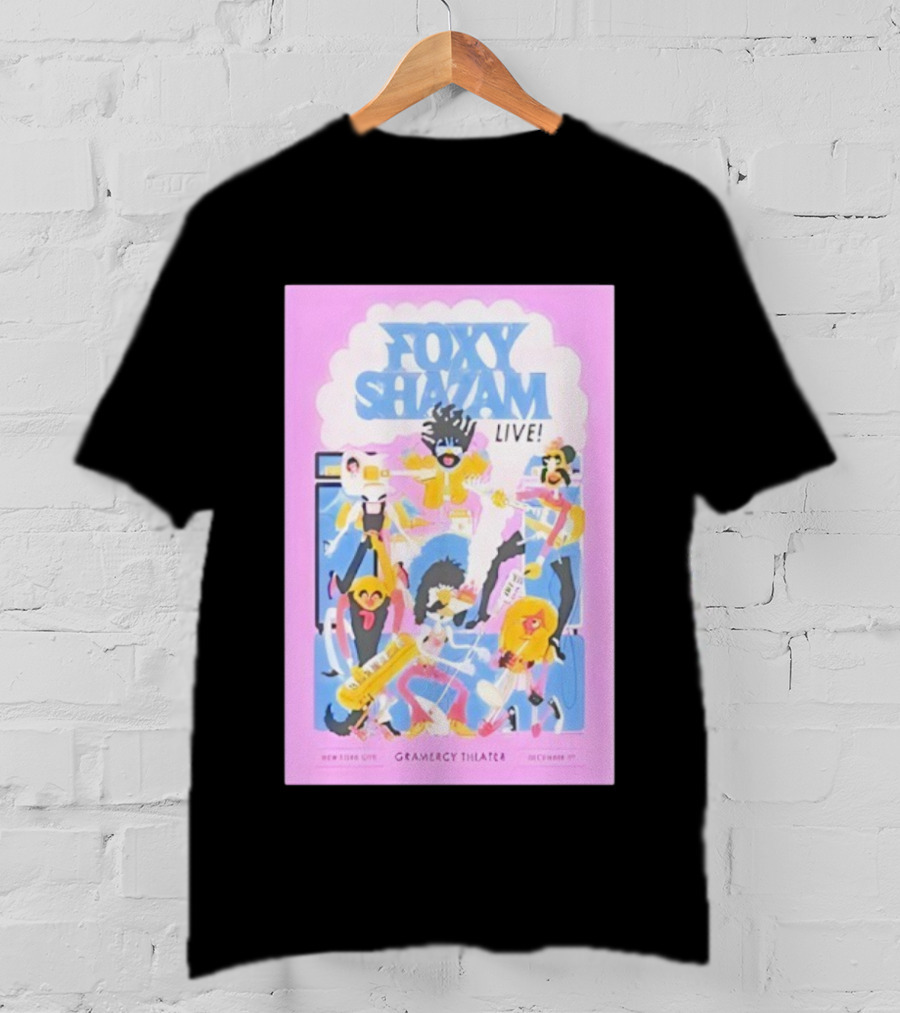 Foxy Shazam Live Gramercy Theatre New York NY Dec 1 2025 Tour T-Shirt