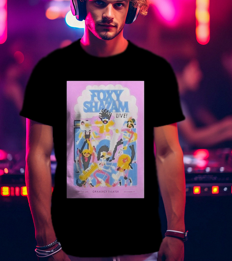 Foxy Shazam Live Gramercy Theatre New York NY Dec 1 2025 Tour T-Shirt