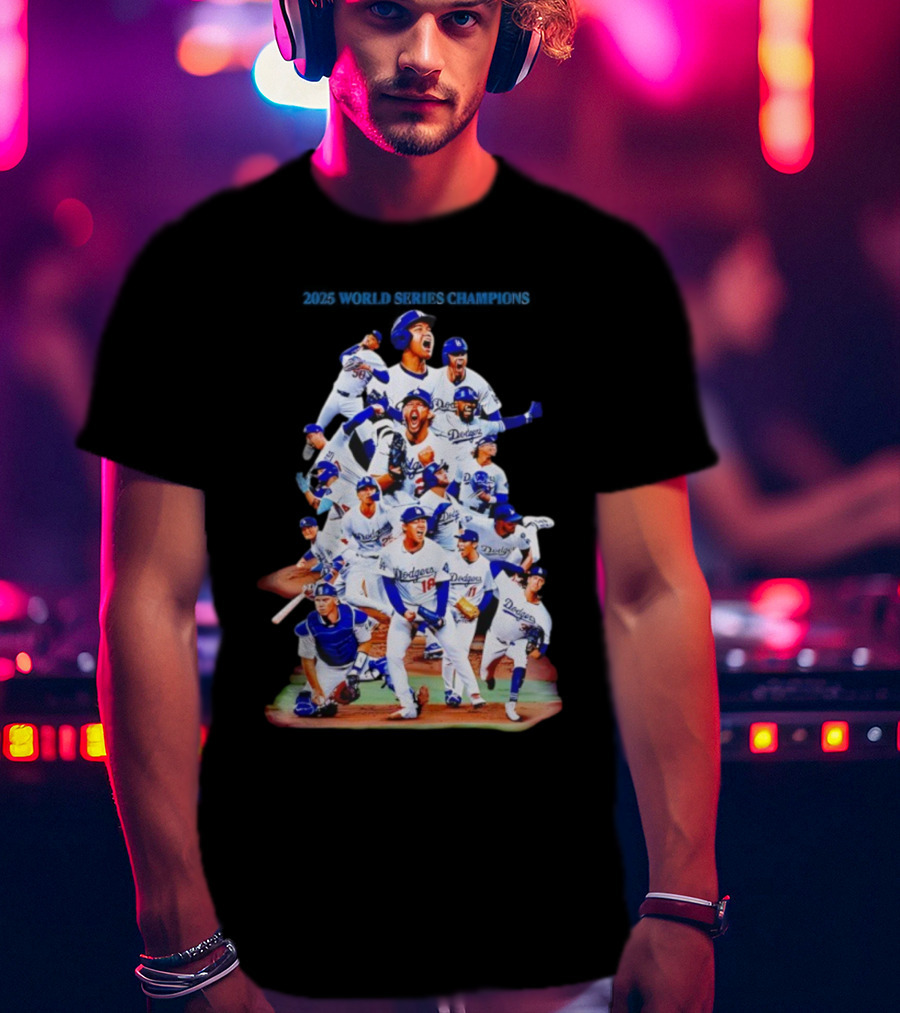 Yoshinobu Yamamoto GOAT Los Angeles Dodgers World Series Champions T-Shirt