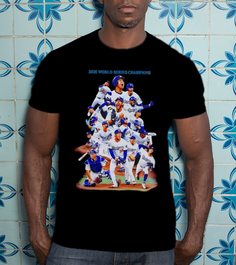 Yoshinobu Yamamoto GOAT Los Angeles Dodgers World Series Champions T-Shirt