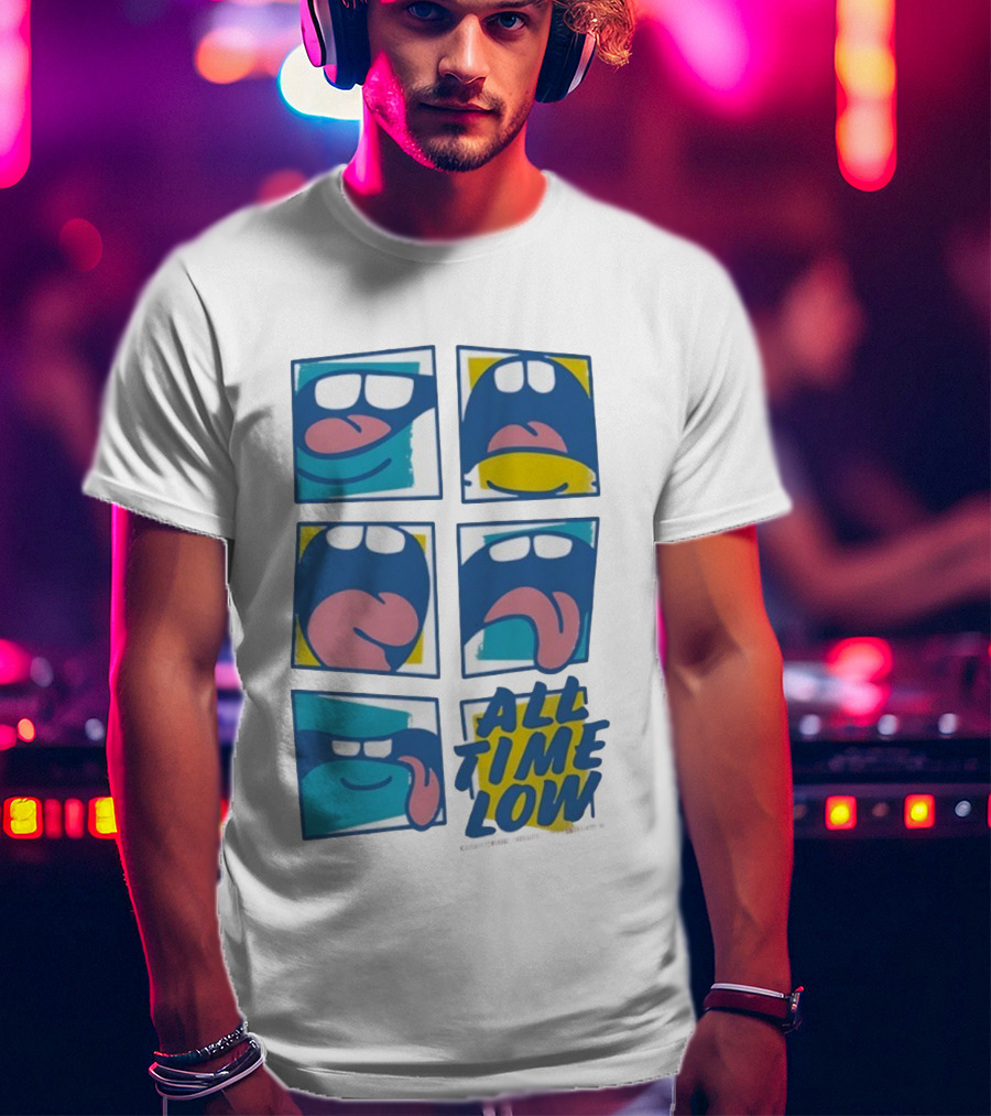 All Time Low Tour Grand Rapids Michigan Pop Art Expressions T-Shirt