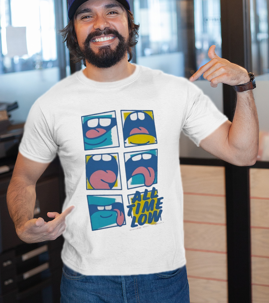 All Time Low Tour Grand Rapids Michigan Pop Art Expressions T-Shirt