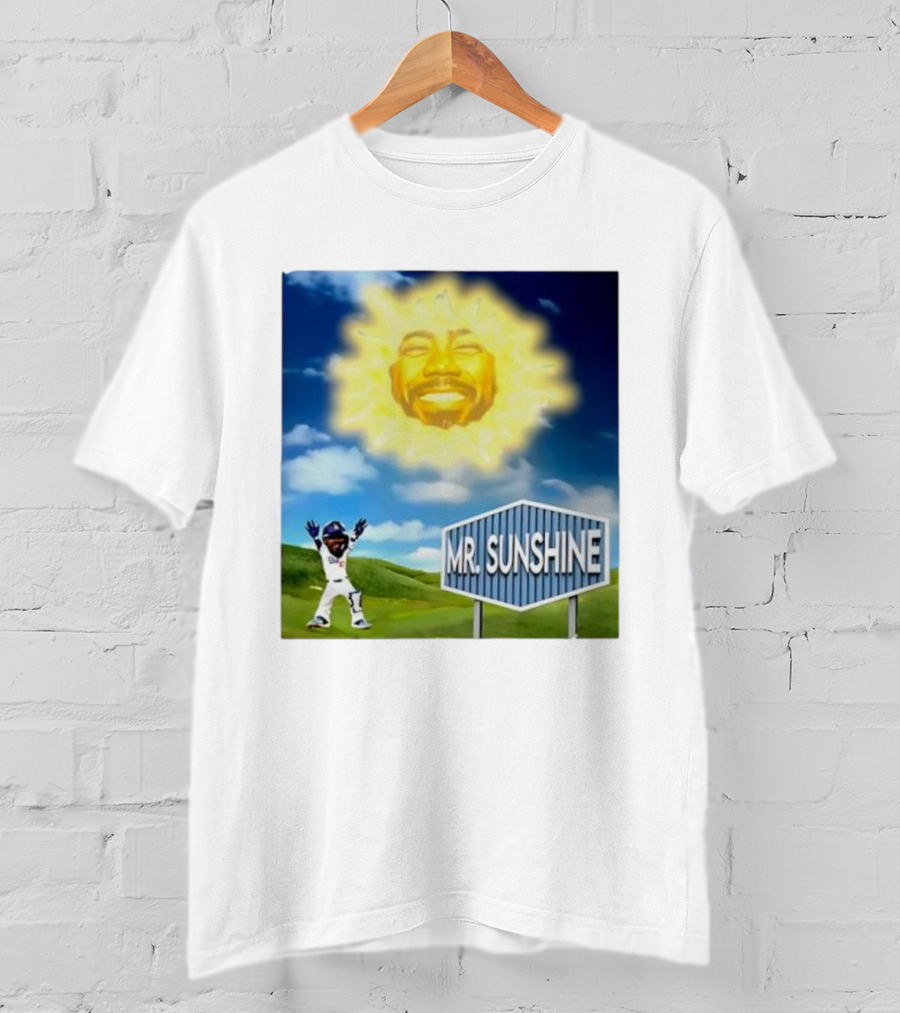 Dodgers Celebration Mini Mr. Sunshine LA Baseball Player T-Shirt