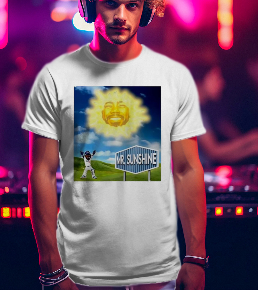 Dodgers Celebration Mini Mr. Sunshine LA Baseball Player T-Shirt