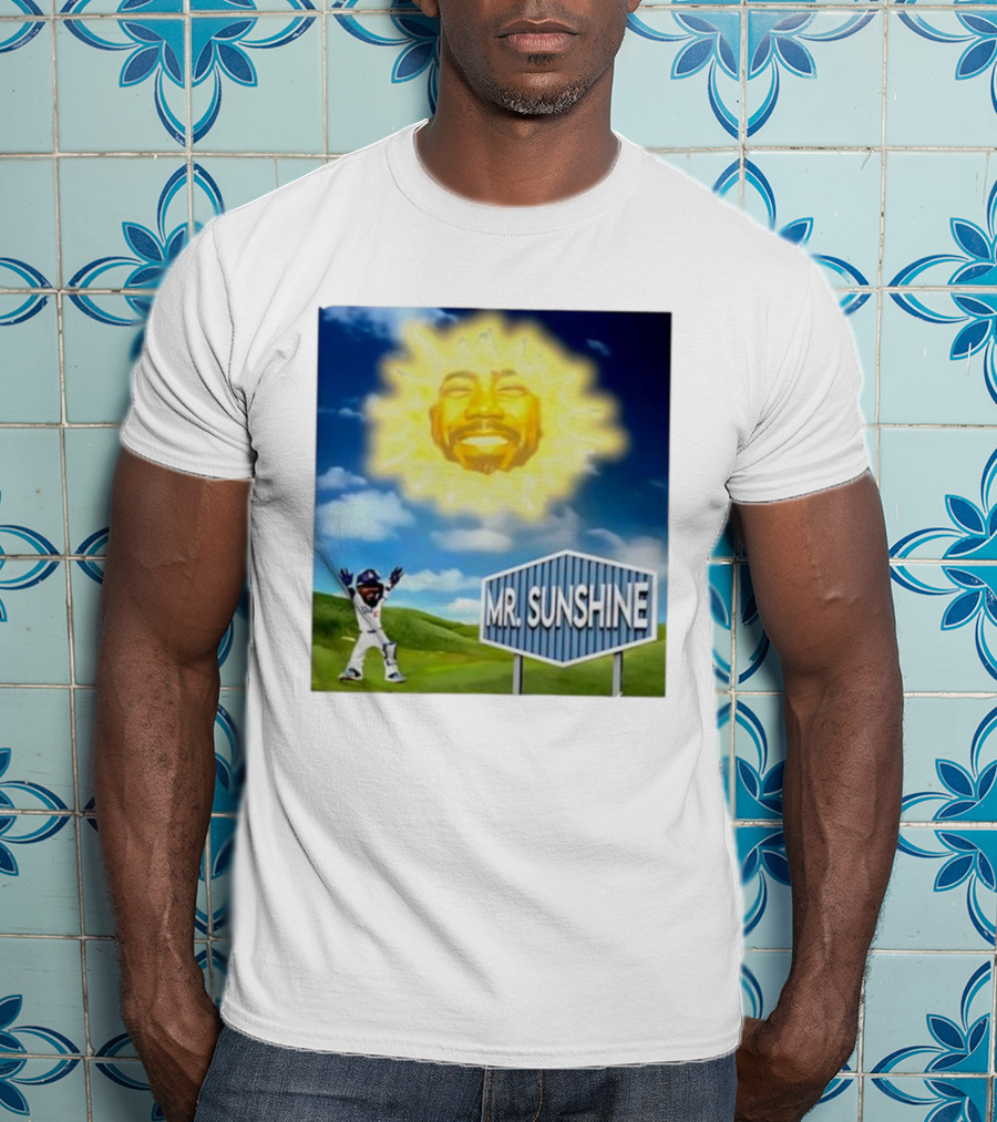Dodgers Celebration Mini Mr. Sunshine LA Baseball Player T-Shirt