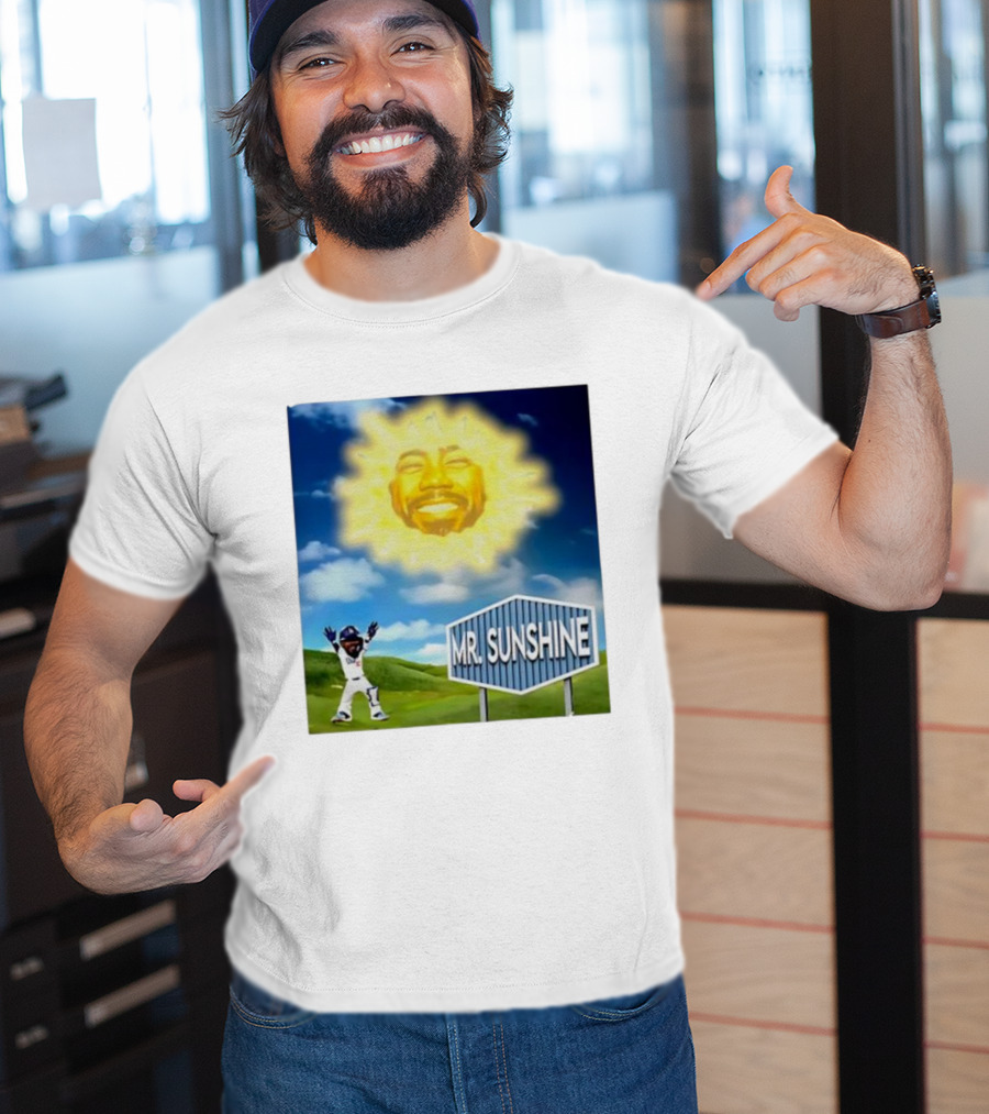 Dodgers Celebration Mini Mr. Sunshine LA Baseball Player T-Shirt