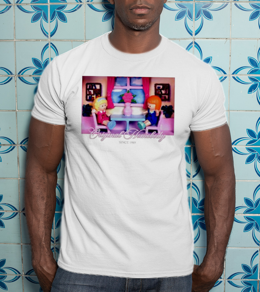 Polly Pocket Dolls Original Homebody Since 1989 Playhouse Scene T-Shirt