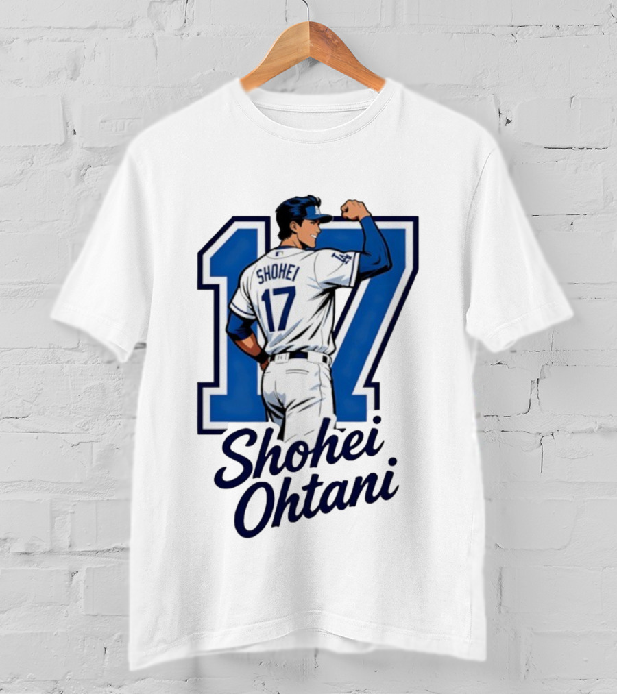 Shohei Ohtani 17 Los Angeles Dodgers Fan Gear T-Shirt
