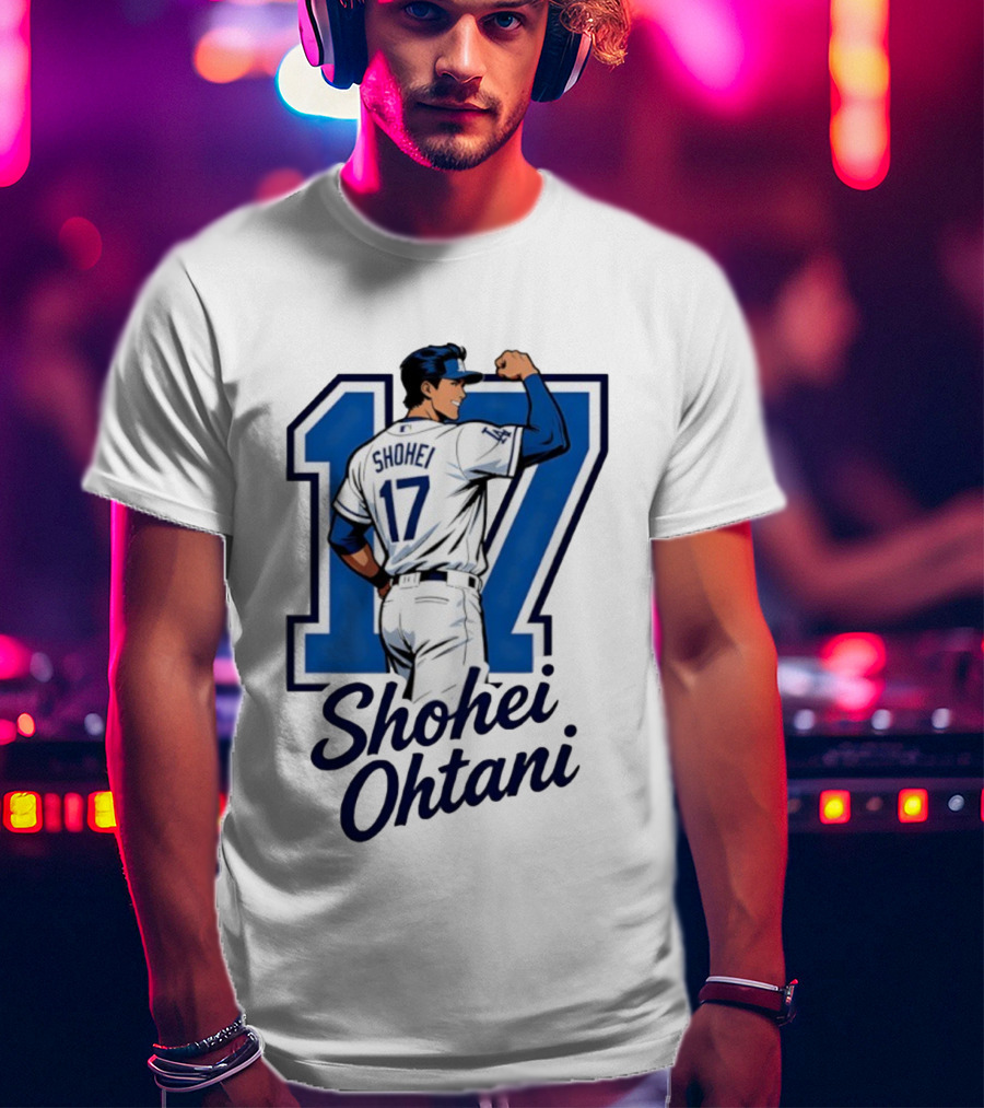 Shohei Ohtani 17 Los Angeles Dodgers Fan Gear T-Shirt