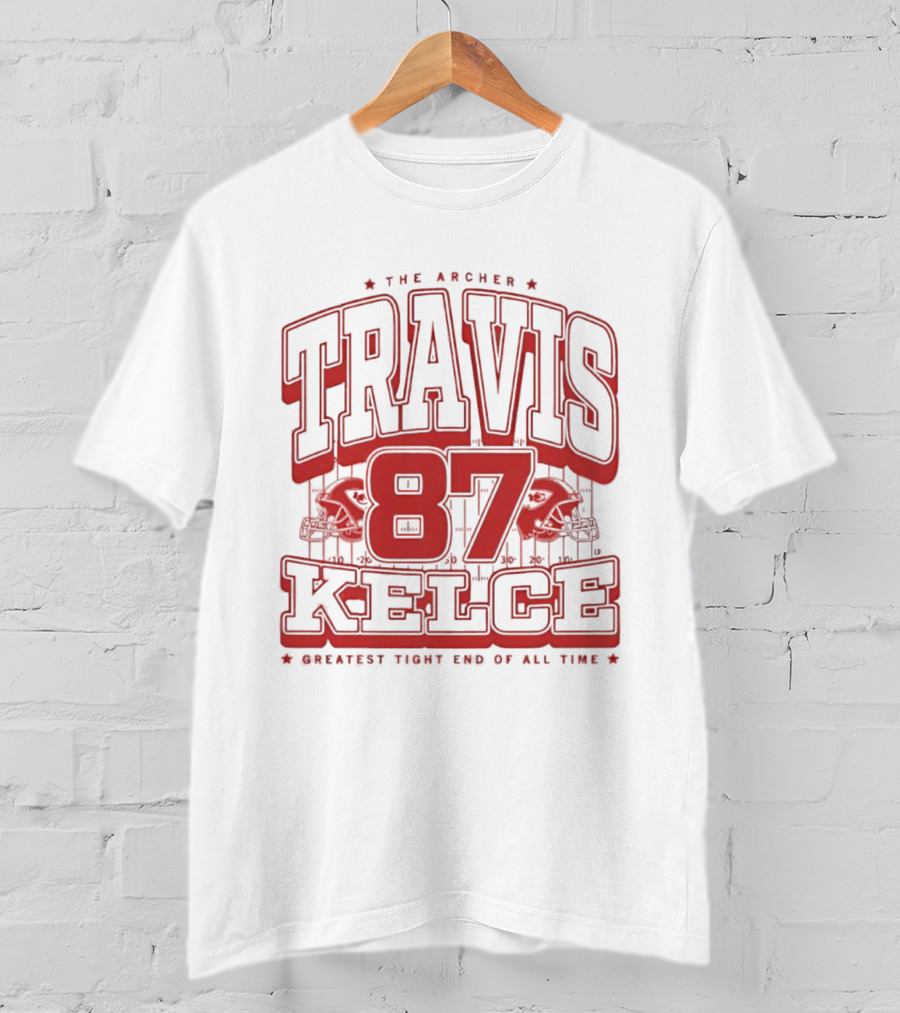 The Archer Travis Kelce 87 Greatest Tight End Of All Time T-Shirt