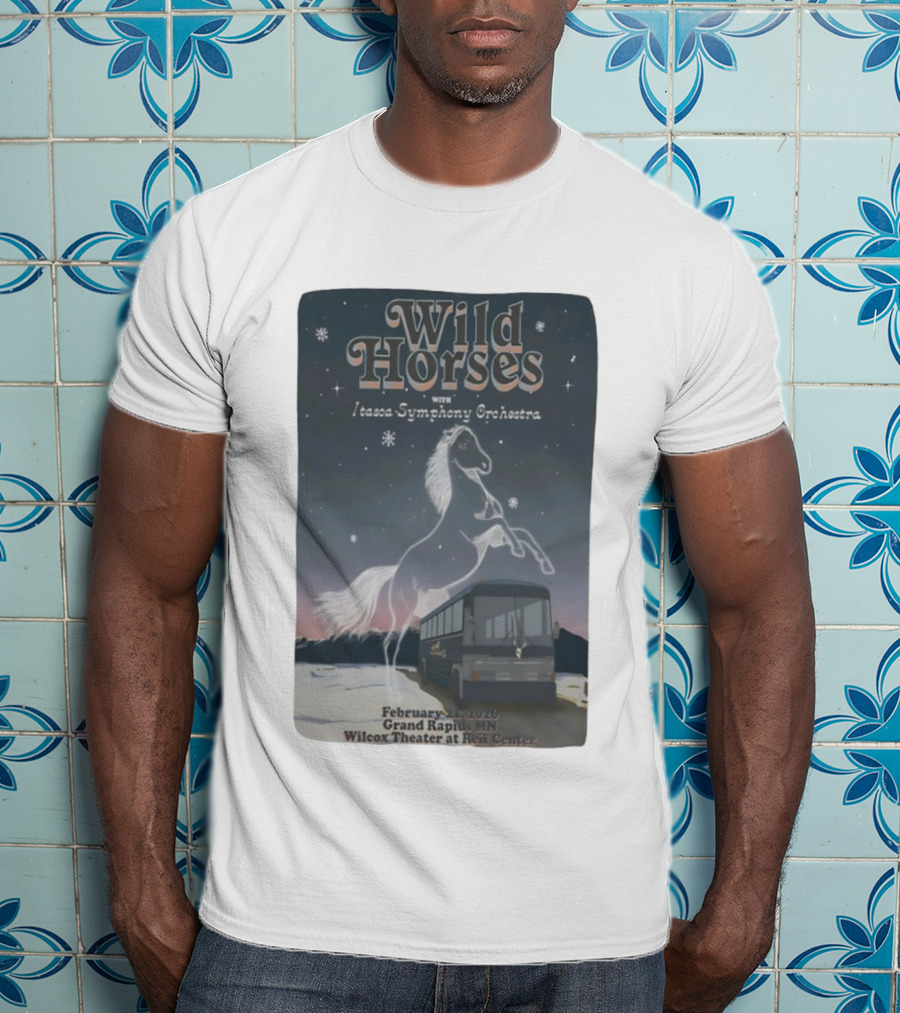 Wild Horses With Itasca Symphony Orchestra February 21 2026 Grand Rapids MN Wilcox Theater At Reif Center T-Shirt