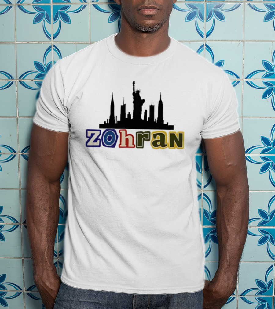 Zohran Mamdani NYC Skyline Statue Of Liberty T-Shirt
