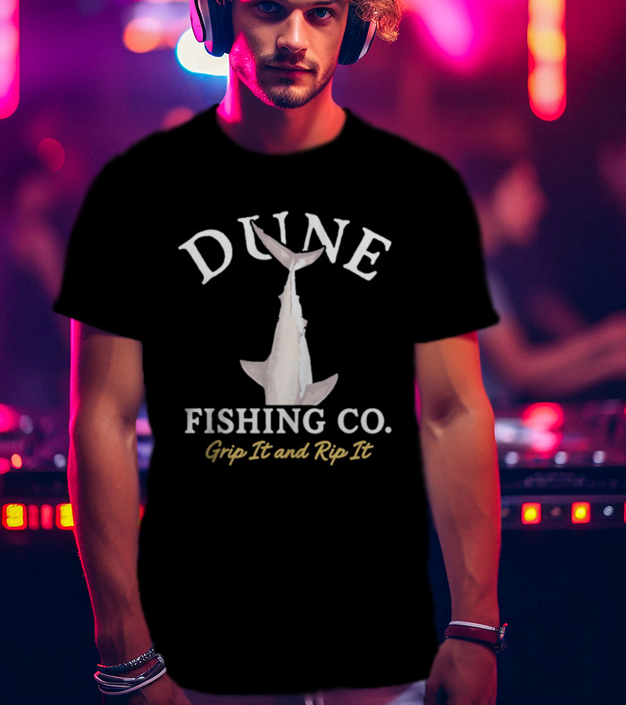 Dune Fishing Co Grip It And Rip It Fish T-Shirt