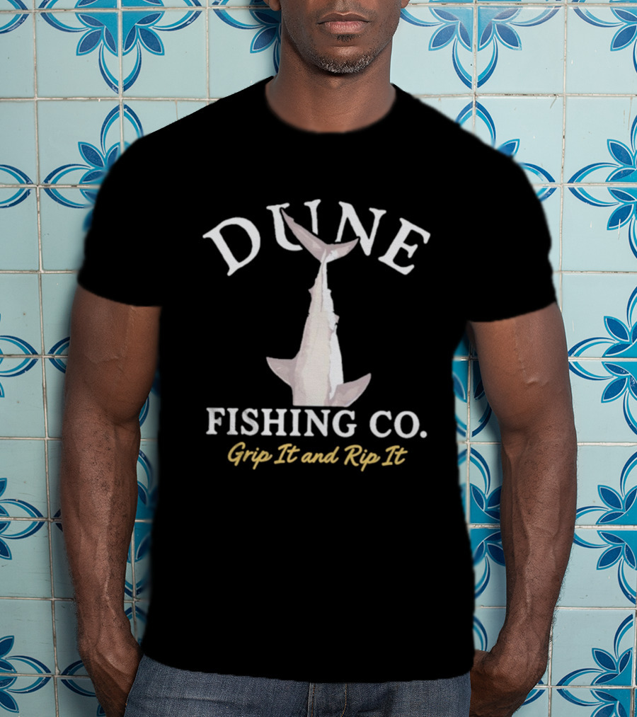Dune Fishing Co Grip It And Rip It Fish T-Shirt