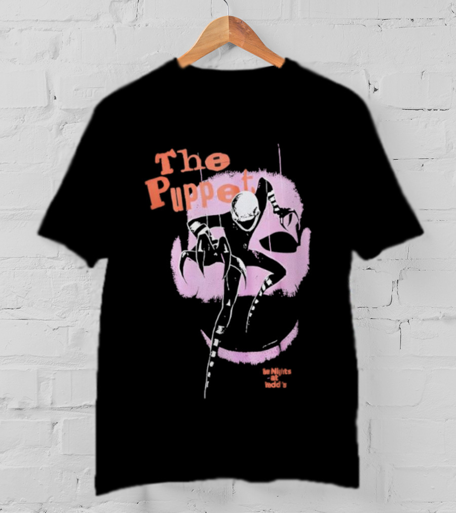 The Puppet Five Nights At Freddy’s Purple And Orange Design T-Shirt
