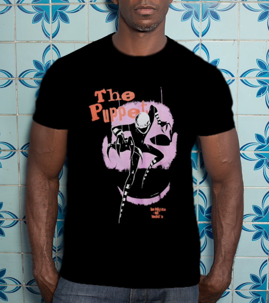 The Puppet Five Nights At Freddy’s Purple And Orange Design T-Shirt