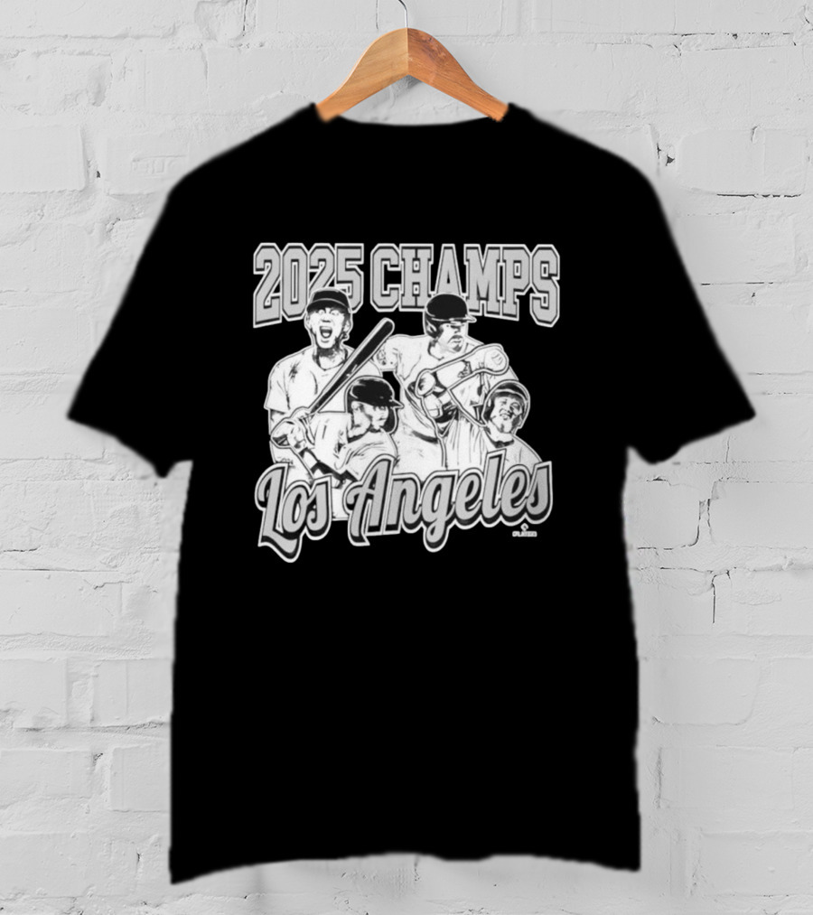 Los Angeles 2025 Champs Baseball Team Triumph T-Shirt