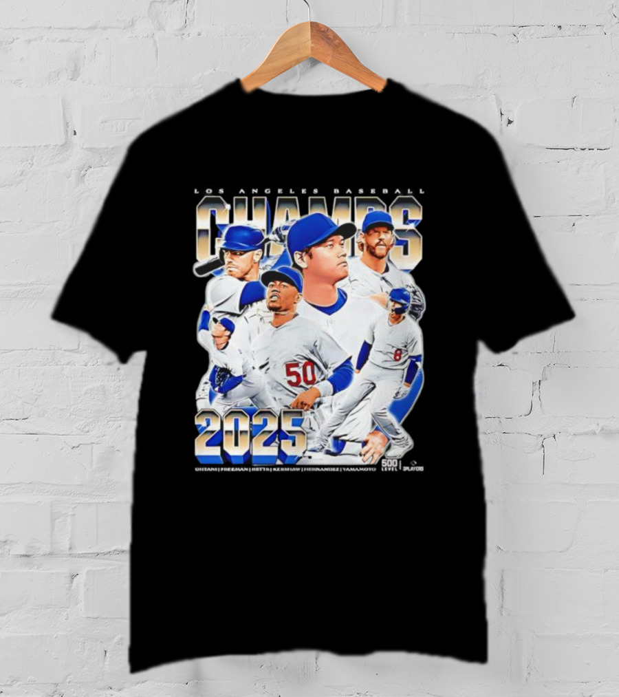 Los Angeles Baseball Champs 2025 Vintage T-Shirt