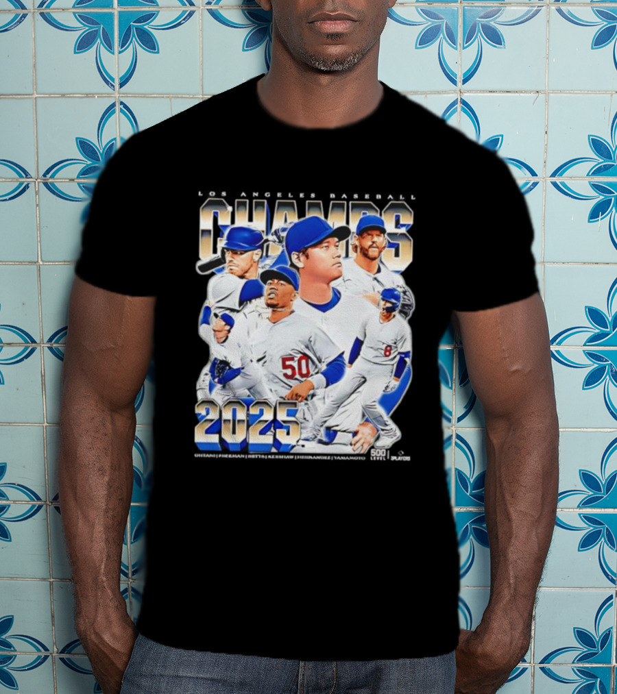 Los Angeles Baseball Champs 2025 Vintage T-Shirt
