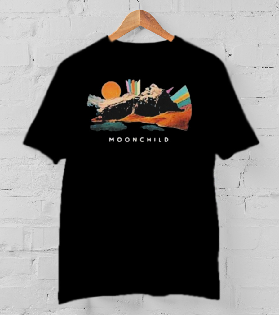 Moonchild Psychedelic Mountain Sunset T-Shirt