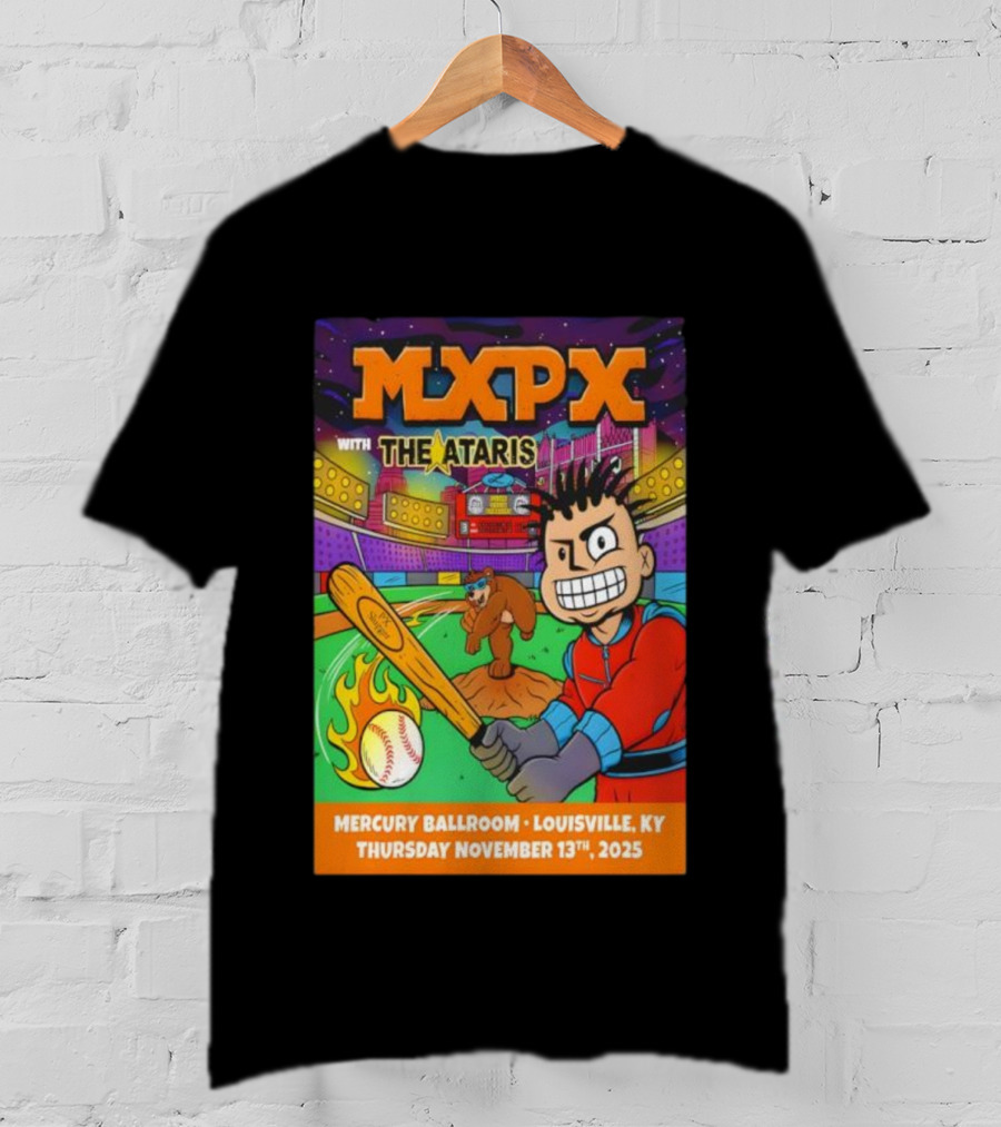 MXPX With The Ataris Concert Nov 13 2025 Mercury Ballroom Louisville KY T-Shirt