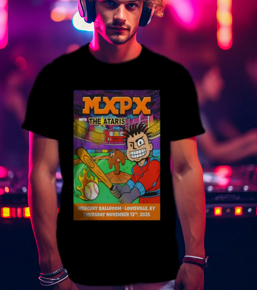 MXPX With The Ataris Concert Nov 13 2025 Mercury Ballroom Louisville KY T-Shirt