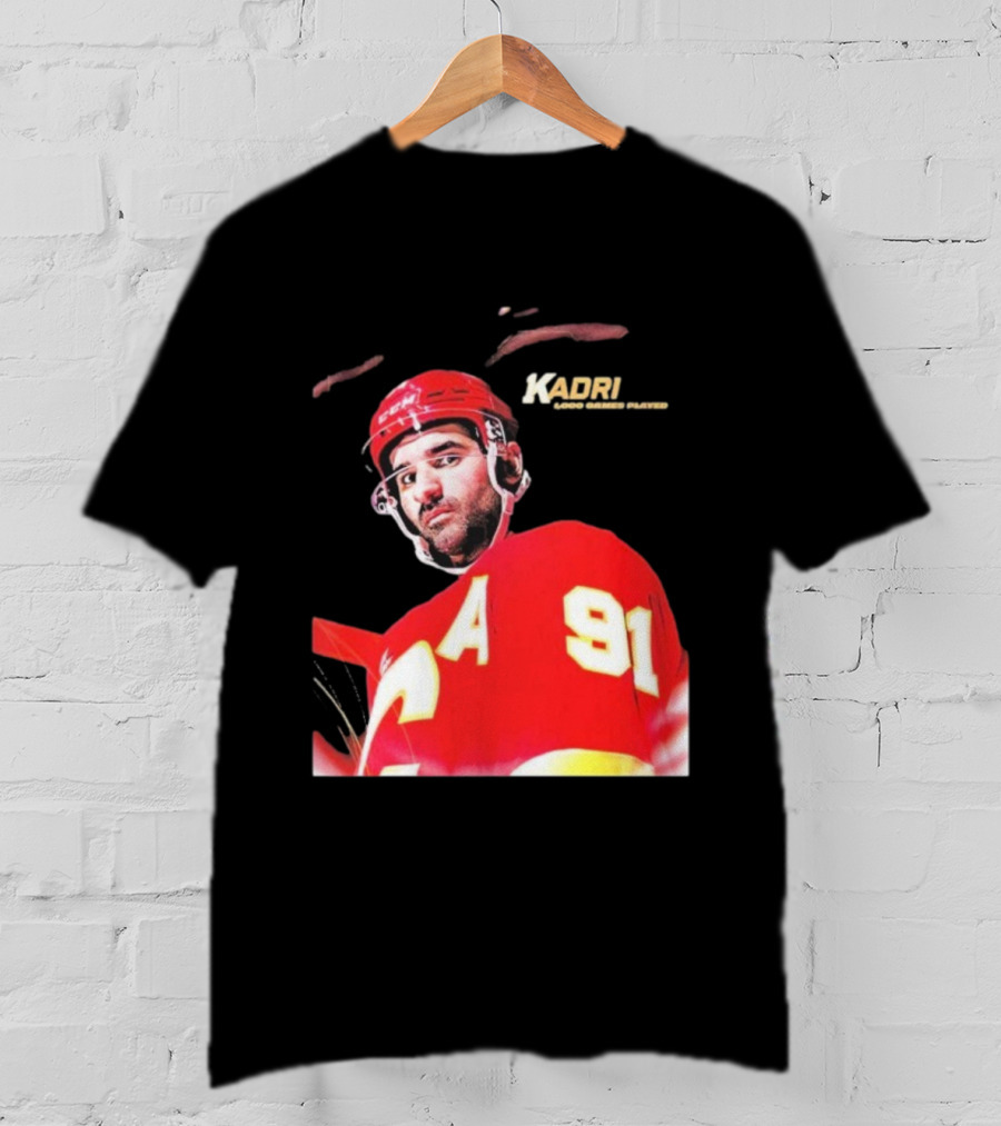 Kadri Calgary Hockey 91 Achievement Milestone T-Shirt
