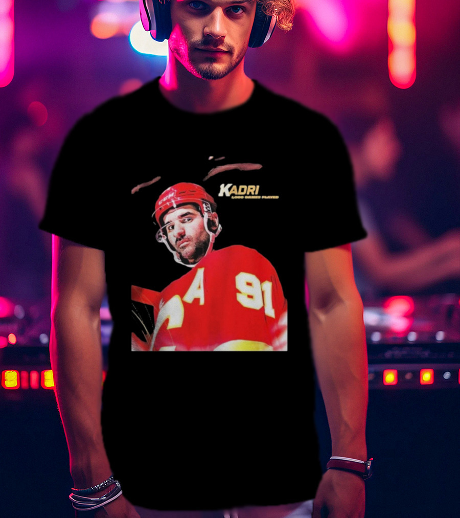 Kadri Calgary Hockey 91 Achievement Milestone T-Shirt