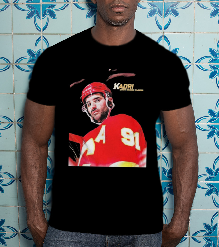 Kadri Calgary Hockey 91 Achievement Milestone T-Shirt