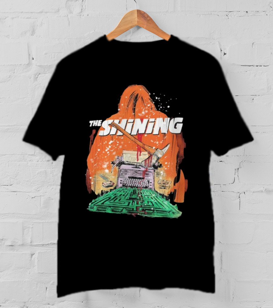 The Shining Axe Typewriter Maze Horror Icon T-Shirt