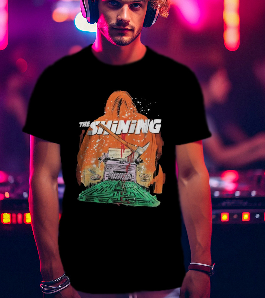 The Shining Axe Typewriter Maze Horror Icon T-Shirt