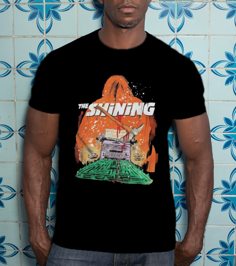 The Shining Axe Typewriter Maze Horror Icon T-Shirt
