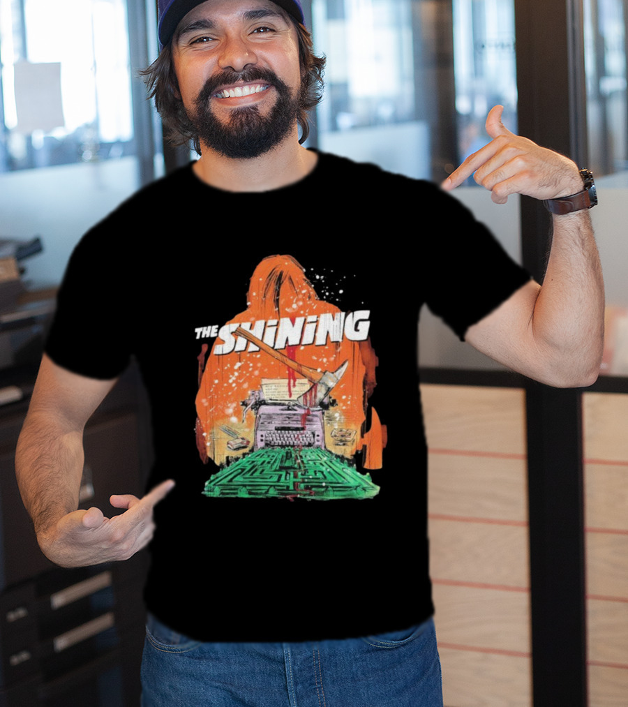 The Shining Axe Typewriter Maze Horror Icon T-Shirt