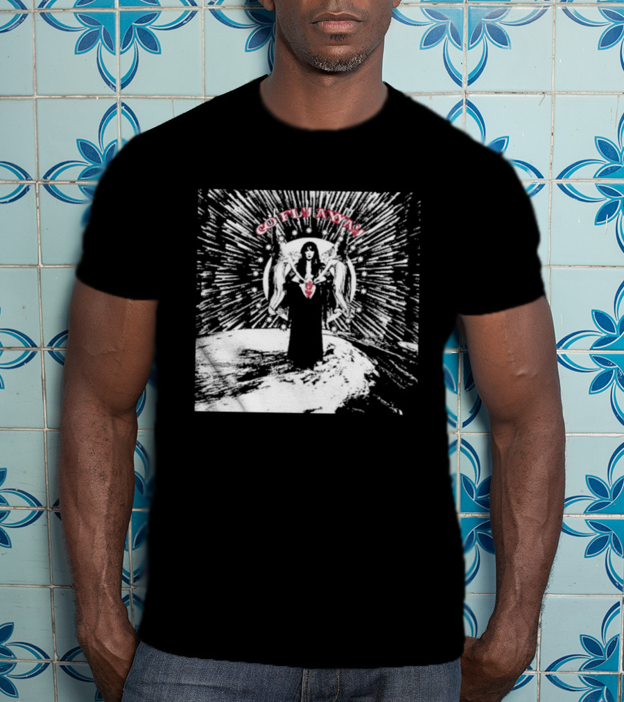 The Velveteers Go Fly Away Angel Wings Burst T-Shirt