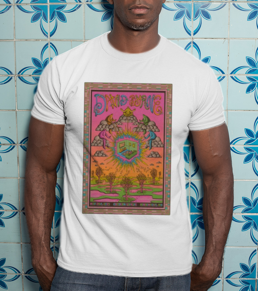 David Byrne Psychedelic Orpheum Theatre Minneapolis MN November 3-4 2025 Vibrant Event Imagery T-Shirt