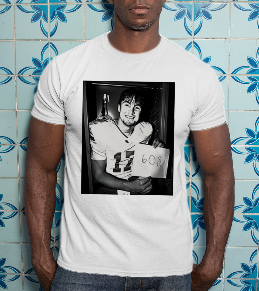 Drew Mestemaker 608 North Texas Mean Green Football Player 17 T-Shirt
