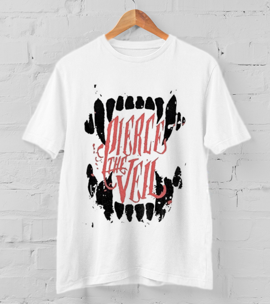 Pierce The Veil I Can’t Hear You World Tour 2026 Vintage Teeth Design T-Shirt