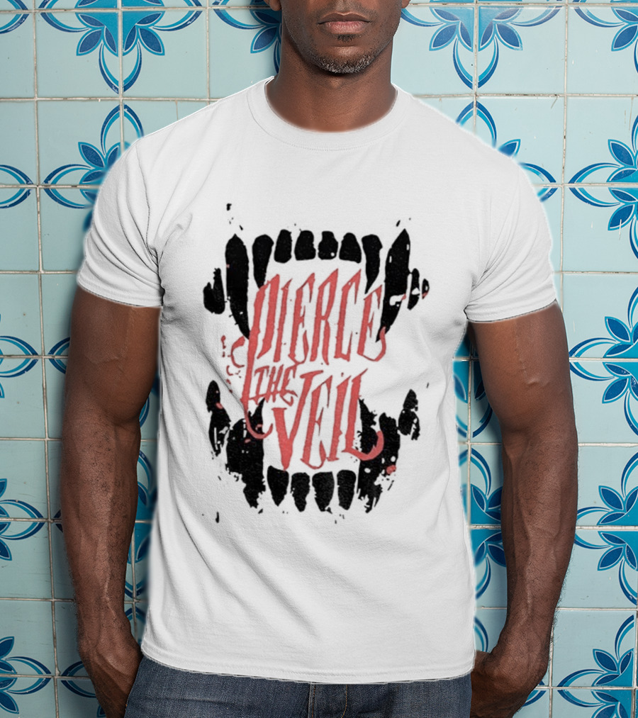 Pierce The Veil I Can’t Hear You World Tour 2026 Vintage Teeth Design T-Shirt