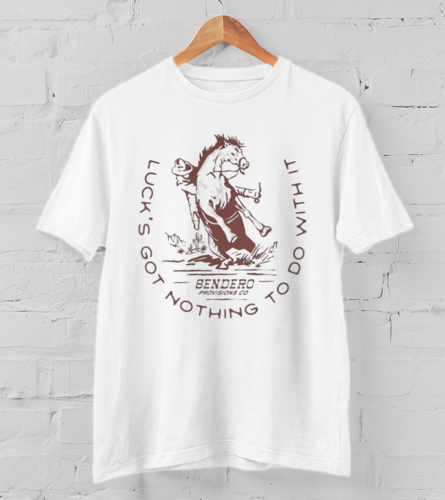 Sendero Provisions Co Luck's Got Nothing To Do With It Bear Canoe Adventure T-Shirt