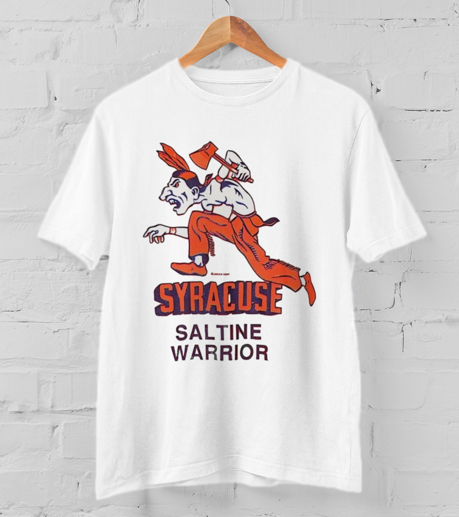 Syracuse Saltine Warrior Vintage Mascot Image T-Shirt